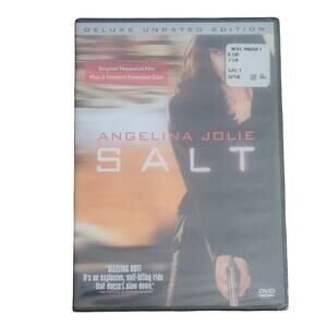 Salt DVD Deluxe Unrated Edition 2010 Angelina Jolie Widescreen, New Sealed